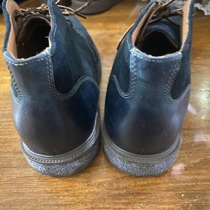 Black suede Bass boots. Size 9.5.